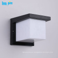 Apliques de pared para exteriores modernos, linterna montada en jardín de aluminio, accesorio de iluminación de pared led para exteriores a prueba de agua